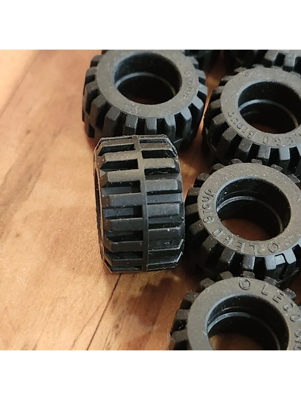 Lego 18 Vehicles Car Tire 21mm D. X 12mm Wheel 6014b No Rims Offset Tread